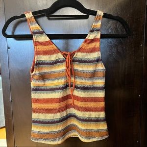 ZARA Woven Boho Tank Top